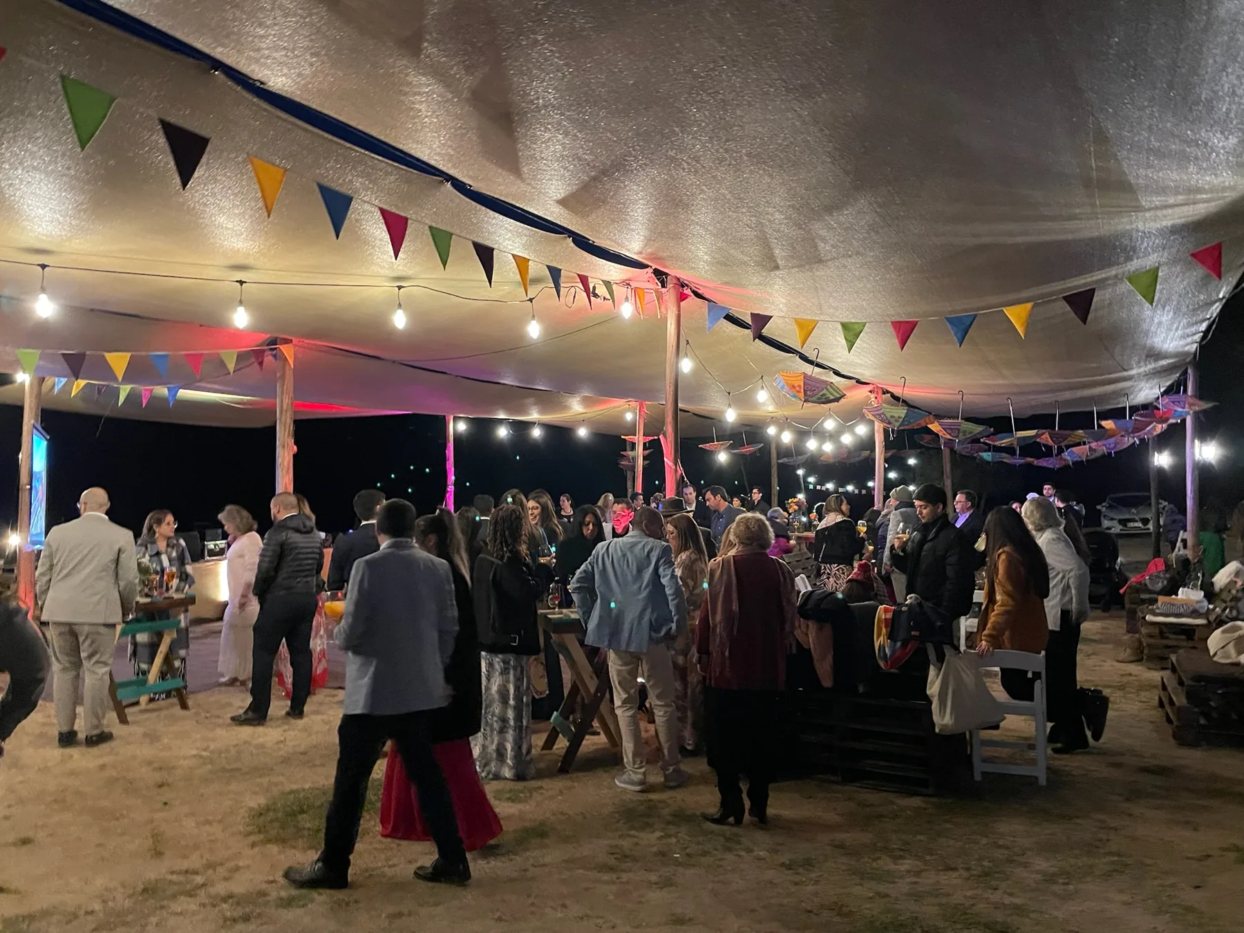 Evento nocturno real en Pitama